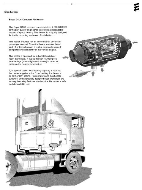 D1LC compact Air Heater - Espar