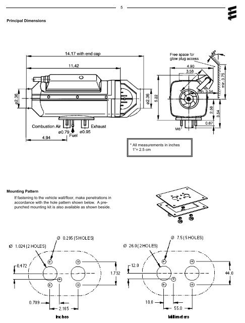 D1LC compact Air Heater - Espar