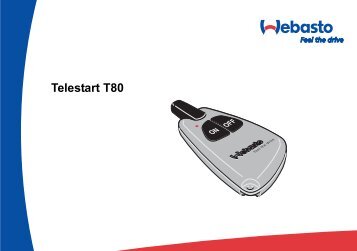Telestart T80 - Standkachel