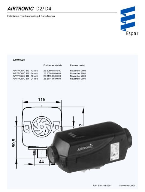 AIRTRONIC D2/D4 Espar
