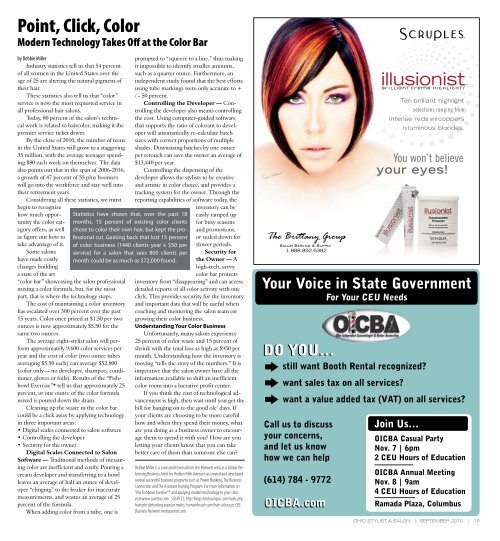 September - Stylist and Salon Newspapers