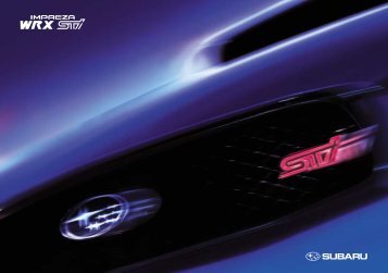 Subaru Impreza 2005 STI Brochure