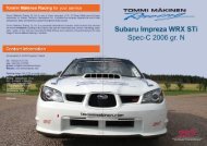 Subaru Impreza 2006 Spec C, STI, Group N - Tommi Makinen