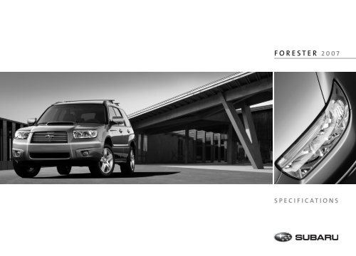 FORESTER 2007 - Subaru Canada