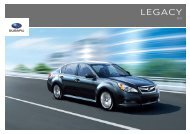 LEGACY - Subaru Canada