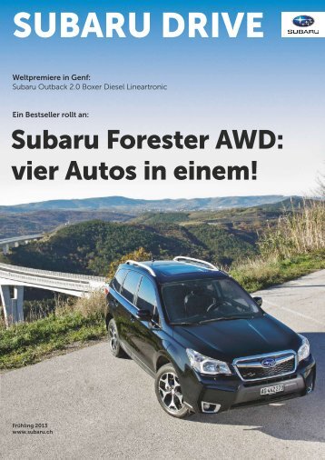 SUBARU DRIVE Nr. 01/13 (PDF, 5274 kb)