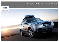 FORESTER | ACCESSOIRES - Subaru