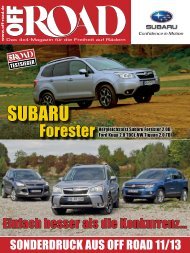 Vergleichstest Forester 2.0D - OFFROAD Nr. 11/2013 (PDF ... - Subaru