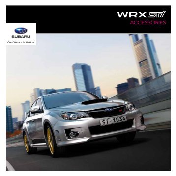 WRX STI 2013 (PDF) - Subaru