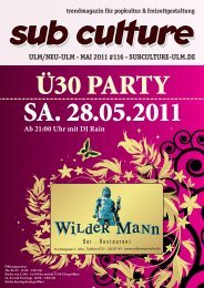 05/2011 - Sub Culture Ulm
