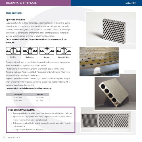 LAMIERE FORATE PERFORATED SHEETS - SUBFORITALIA