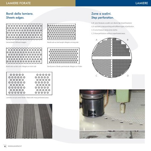 LAMIERE FORATE PERFORATED SHEETS - SUBFORITALIA