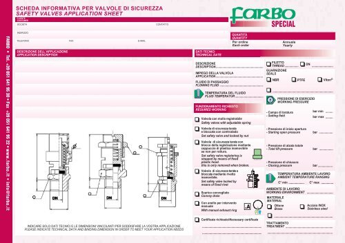 Catalogo Farbo Special - SUBFORITALIA