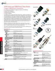 3100 Series and 3200 Heavy Duty Series - Pressure Switch ...