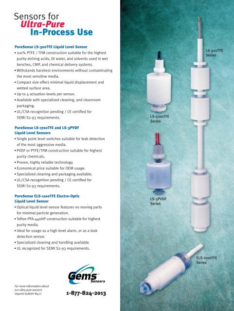 Semiconductor Sensor Brochure # 434 - Pressure Switch ...