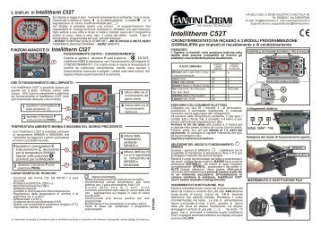 Istruzioni C52T - Fantini Cosmi