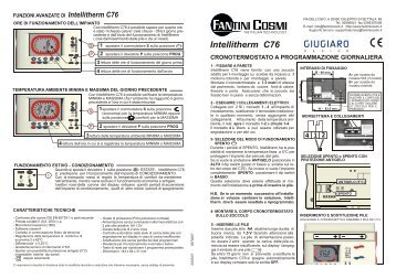 Istruzioni C76 - Fantini Cosmi