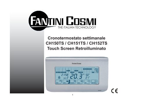 Istruzioni CH150TS - Fantini Cosmi
