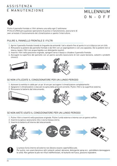 Istruzioni ON/OFF - Fantini Cosmi