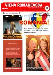 Viena Romaneasca-Rumänisches Wien editia 30 noiembrie 2013