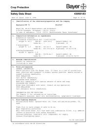 Crop Protection Safety Data Sheet 439561/03 - Bayercropscience ...