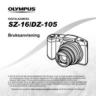 Bruksanvisning SZ-16/DZ-105 - Olympus - Europe