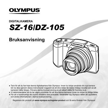 Bruksanvisning SZ-16/DZ-105 - Olympus - Europe