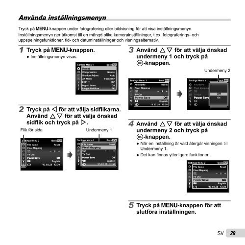 Bruksanvisning SZ-16/DZ-105 - Olympus - Europe