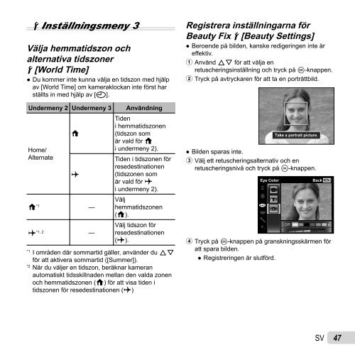 Bruksanvisning SZ-16/DZ-105 - Olympus - Europe