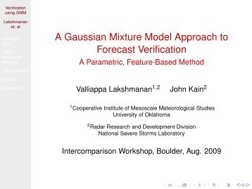 A Gaussian Mixture Model Approach to Forecast Verification - A ...
