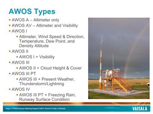 AWOS: How Are METARs Generated?