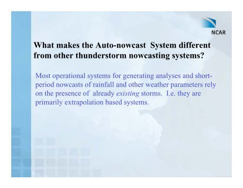 What is the NCAR Auto-nowcast System? - RAL