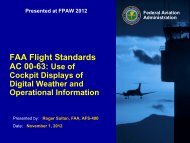 FAA Flight Standards AC 00-63: Use of