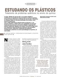 Estudando os plÃ¡sticos: tratamento de problemas ... - QNEsc