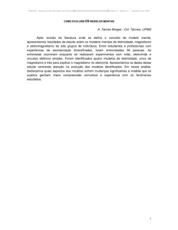 A. Tarciso Borges - Col. TÃ©cnico, UFMG ApÃ³s ... - cecimig - UFMG