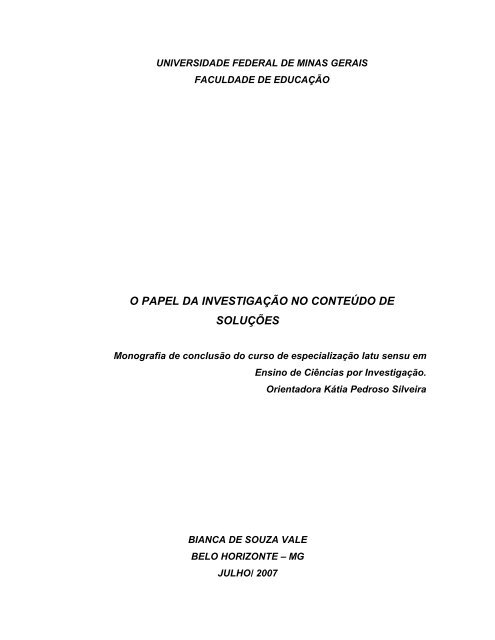 Monografia - cecimig - UFMG