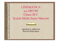 CINEMATICA a.s.2007/08 Classe III C Scuola Media ... - KidsLink