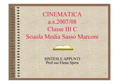 CINEMATICA a.s.2007/08 Classe III C Scuola Media ... - KidsLink