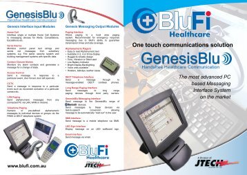 Genesis Healthcare Paging - BluFi Group