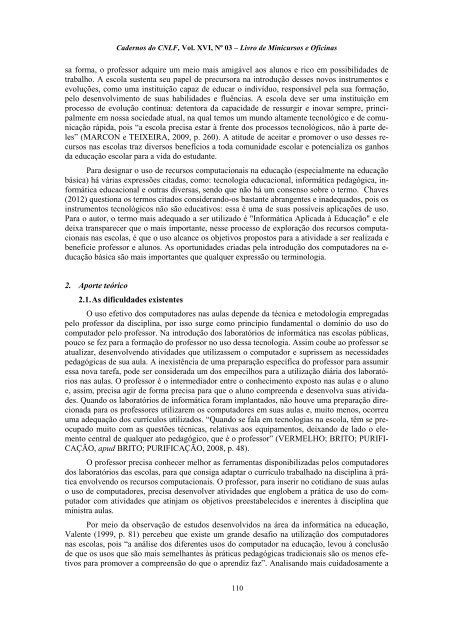Livro de Minicursos e Oficinas - CiFEFiL