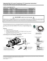 Magnelab Mini AC CT Connection Instructions