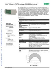 HOBO Motor On/Off Data Logger (UX90-004x ... - MicroDAQ.com