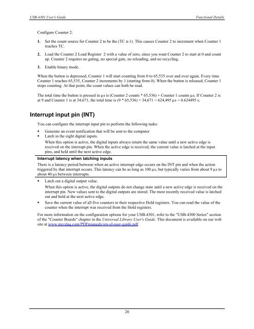 USB-4301 User's Guide