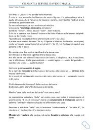 Insegnamento di Anna Teresa Francia Maria e ... - RnS Lombardia