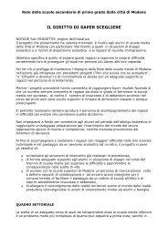 scarica il progetto in formato pdf - Io sono - Comune di Modena