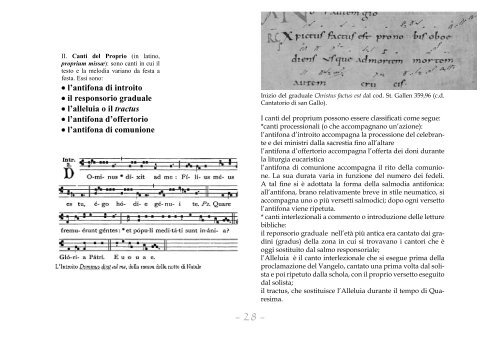 Libretto - Gregoriano - Io sono - Comune di Modena