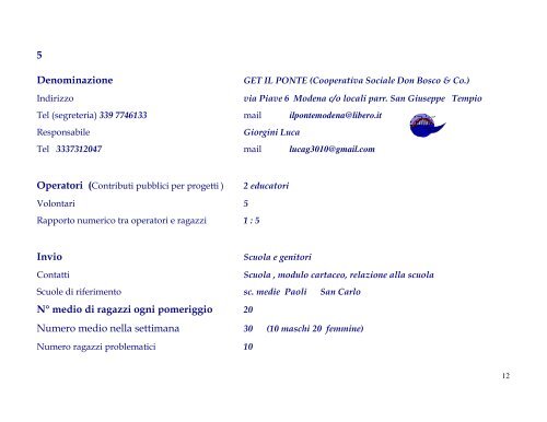 la rete delle scuole medie di modena e le risorse del territorio 2010 ...