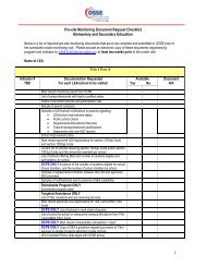 1 Pre-site Monitoring Document Request Checklist ... - osse