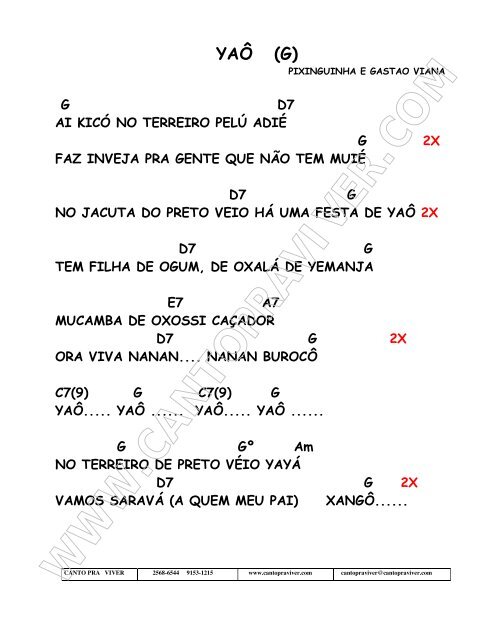 PDF - Canto pra Viver