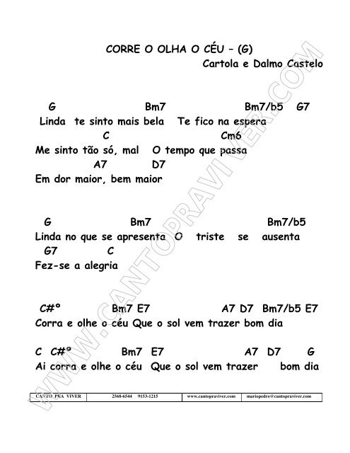 PDF - Canto pra Viver